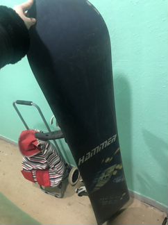 Сноуборд с креплениями