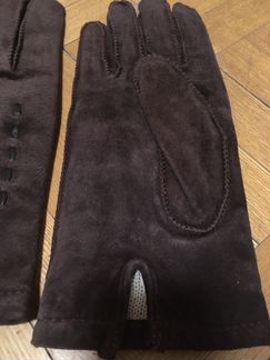 Перчатки коричневые