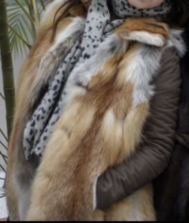 Жилет из лисы