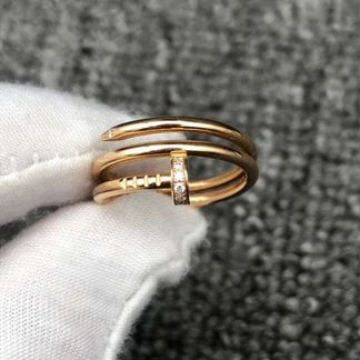 Золотое кольцо Cartier 0.25 ct 8 гр