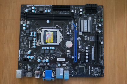Материнская плата socket 1156 mATX MSI