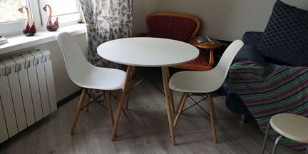 Стол круглый Eames 80