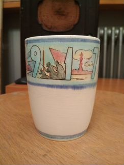 Юбилейная чашка Конаковского фаянсового завода