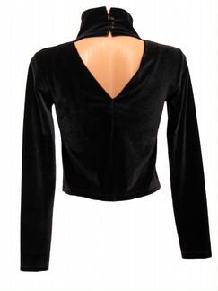 Кофта короткая вечерняя, велюр, Италия, новая 6547
