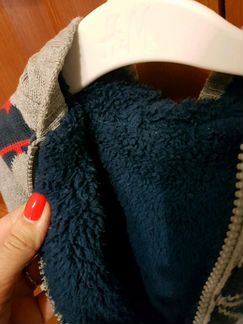 Утепленная кофта на мальчика