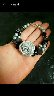 Браслет Серебряная роза