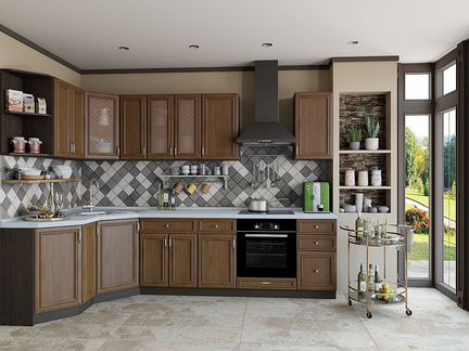 Кухня угловая Шале