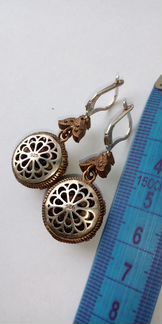 Серьги серебряные