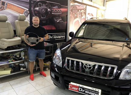 Перетяжка салона Toyota Land Cruiser Prado 120
