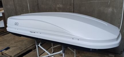 Автобокс на 420 литров белый карбон №3138