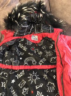 Пуховик детский gulliver 110 см