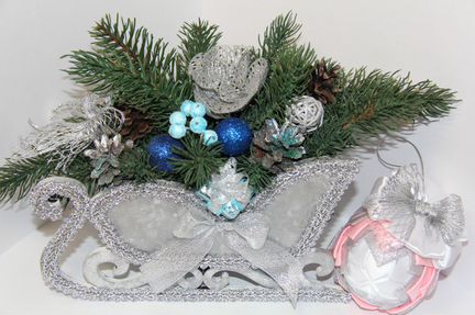 Новогодний шары в стиле артишок