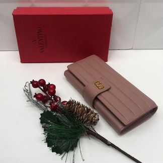 Новый женский кошелек кожа Valentino 3 расцветки