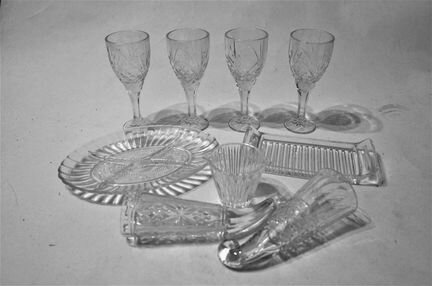 Набор стеклянной посуды