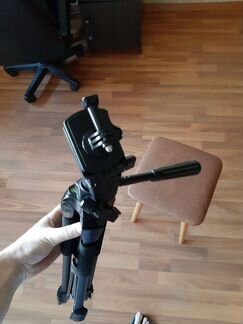Штатив polaroid, с креплением для gopro