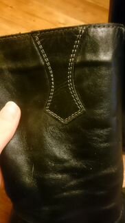 Зимние, черные сапоги