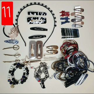 Бижутерия. заколки браслет резинки