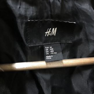 Пальто мужское чёрное