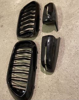 Зеркала ноздри bmw g30 m5 f90 чёрные