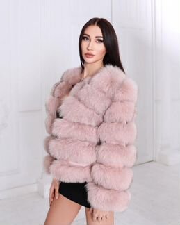 Шуба из песца