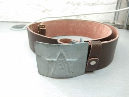 Ремень (ремни) солдатский с полевой бляхой