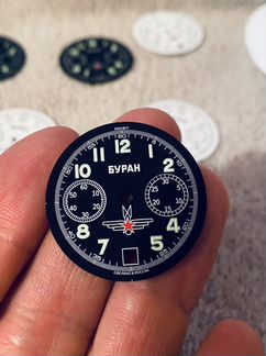 Циферблат от часов Буран (хронограф 3133 )