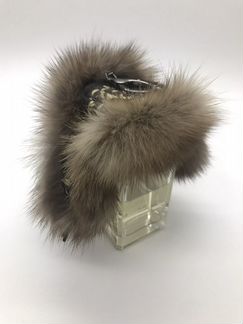 Брелок-шапка из натурального меха