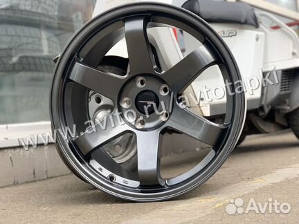 Диски R18 5x108 Work TE37 графит
