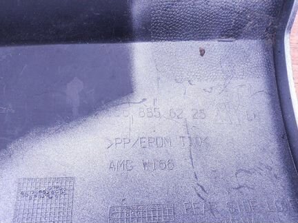 Накладки заднего бампера Mercedes W166 63 AMG