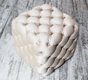 Пуф Капитоне / стильный пуф