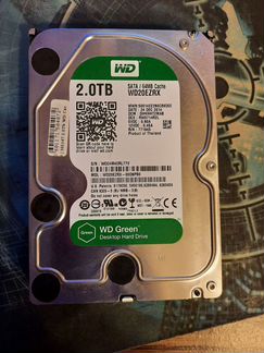 Жесткий диск wd green 2tb