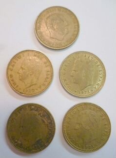 1 пессета, Испания
