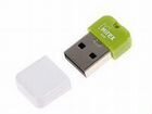 Компактная USB флешка 64GB Perfeo M04 зеленая