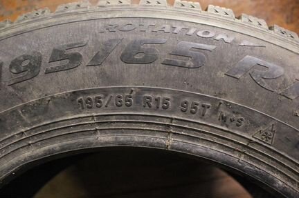 Шины бу 195-65-15 Pirelli Ice Zero
