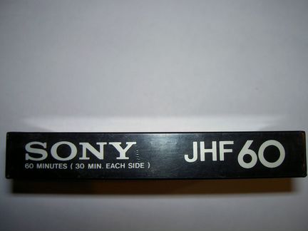 Аудиокассета sony JHF 60 1979 г. Japan market