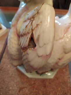 Статуэтка германия Пеликаны реставрация