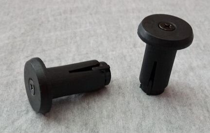 Грипсы Sram Racing 125мм / Заглушки в руль Чёрные