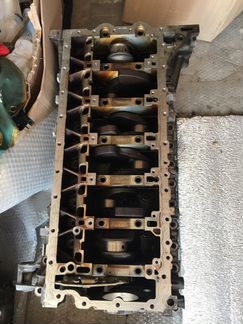 Блок двигателя бмв n55 коленвал