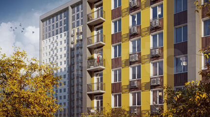 2-к апартаменты, 50.9 м², 18/18 эт.