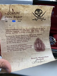 Corum Bubble “Jolly Roger” 45mm