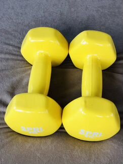 Гантели виниловые, 4 кг, spri, США