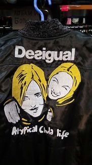 Куртка черная бренда Desigual,р.S