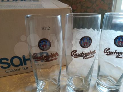 Бокалы пивные Budweiser 0,5l