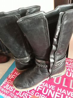 Сапоги на девочку 35 размер