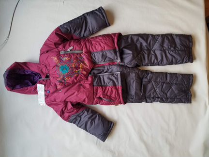 Новый зимний комплект: куртка и полукомбинезон 116