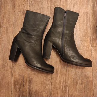 Ботильоны зима на каблуке