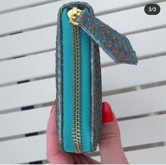 Кошелек из кожи питона