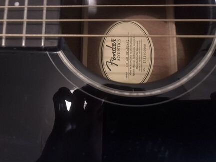Акустическая гитара fender CD-60 BK-DS-v2
