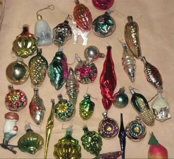 Старинные новогодние игрушки