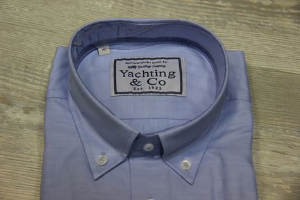 Рубашка голубая Yachting and Co новая размер XL
